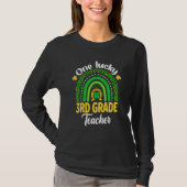 T-shirt One Lucky 3rd Grade Teacher Shamrock St Patrick's  (Devant)