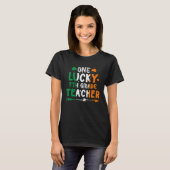 T-shirt One Lucky 7th Grade Teacher St Patricks Day Irish  (Devant entier)