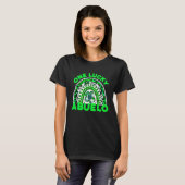 T-shirt One Lucky Abuelo Good Luck Green Rainbow Shamrock (Devant entier)