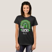 T-shirt One Lucky Aunt Leopard Print Rainbow St Patricku20 (Devant entier)