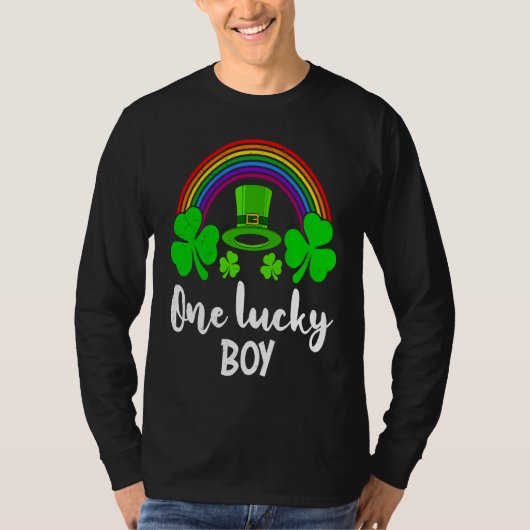 T-shirt One Lucky Boy St Patrick's Day (Devant)