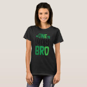 T-shirt One Lucky Bro C Shamrock Irish Ireland (Devant entier)