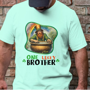 T-shirt One Lucky Brother - Irish Folklore Fest