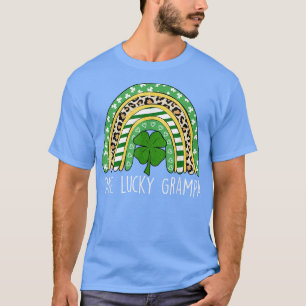 T-shirt One Lucky Grampa Shamrock Funny St Patricks Day Ma