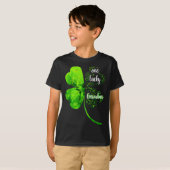 T-shirt One Lucky Grandma Shamrock Grandma St Patricks Day (Devant entier)