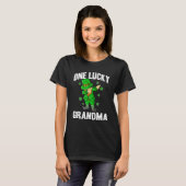 T-shirt One Lucky Grandma St Patricks Day Dabbing Leprecha (Devant entier)