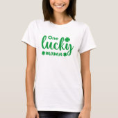 T-shirt One Lucky Mama Funny St Patrick Day (Devant)