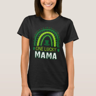 T-shirt One Lucky Mama Rainbow Saint Patricku2019s Day Iri