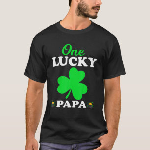 T-shirt One Lucky Papa St. Patrick's Day Irish Gift Tank T
