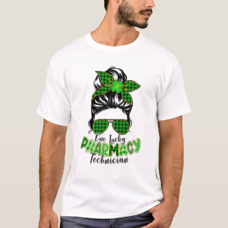 T-shirt One Lucky Pharmacy Technician St Patrick