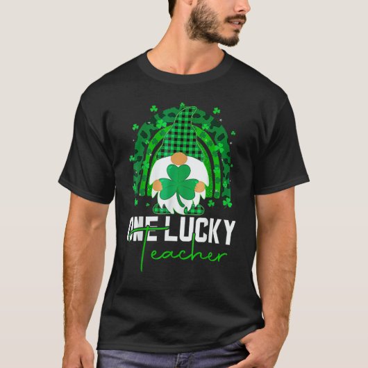 T-shirt One Lucky Shamrock Teacher St Patricku2019s Day 1 (Devant)