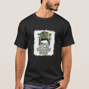 T-shirt One Lucky Transplant Nurse One Lucky Nurse Messy B