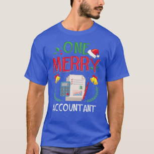 T-shirt One Merry Accountant Bookkeeper Ugly Christmas Swe