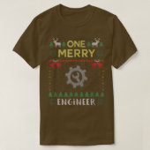 T-shirt One Merry Engineer Engineering Ugly Christmas Swea (Design devant)