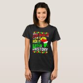 T-shirt One Month Can't Hold Our History African Black His (Devant entier)