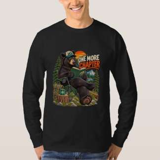 T-shirt One More Chapter Bear Reading Long Sleeve Shirt