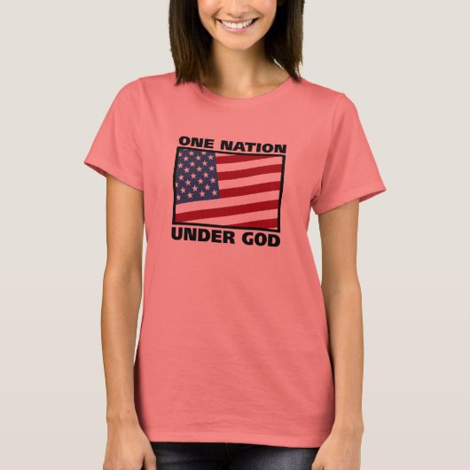 T-shirt One Nation Under God (Devant)