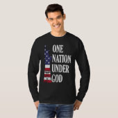 T-shirt One Nation Under God Patriotic American (Devant entier)