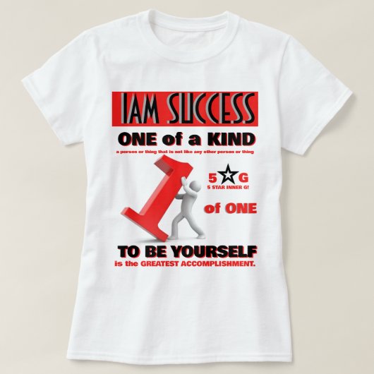 T-SHIRT ONE OF A KIND (Design devant)