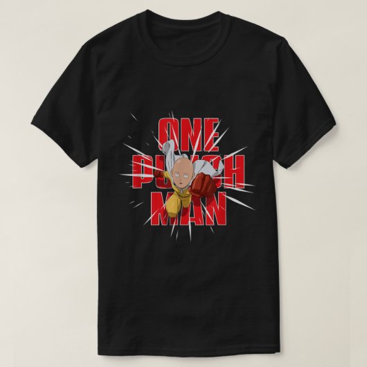 T-shirt One Punch Man Saitama Punch Pose (Design devant)