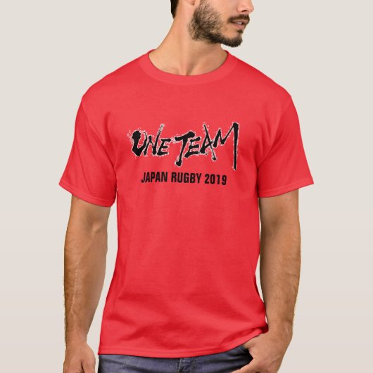 T-SHIRT ONE TEAM - JAPAN RUGBY 2019 (Devant)