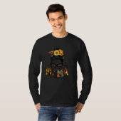 T-shirt One Thankful Mama Mom Life Fall Vibes Thanksgiving (Devant entier)