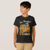 T-shirt One Thankful Nana Pumpkin Fall Autumn Thanksgiving (Devant entier)