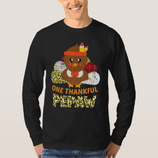 T-shirt One Thankful Pepaw Turkey Blessed Pepaw Thanksgivi