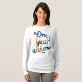 T-shirt One Year Anniversary Long Sleeves Top (Devant entier)