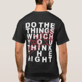 T-shirt ONEIGHTH Tokyo Do the things which you think right (Dos)