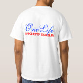 T-shirt OneLifeRedWhiteBlue (Dos)