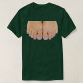 T-shirt Ongles bleues (Design devant)