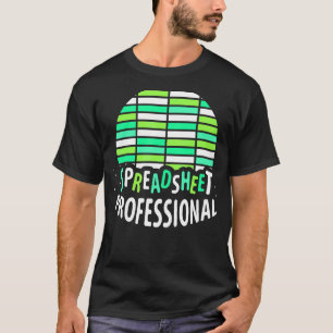 T-shirt Onglet Comptabilité comptable professionnelle de f