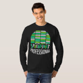T-shirt Onglet Comptabilité comptable professionnelle de f (Devant entier)