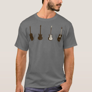 T-shirt Onglet de guitare Pour Guitariste Retro Vintage 13