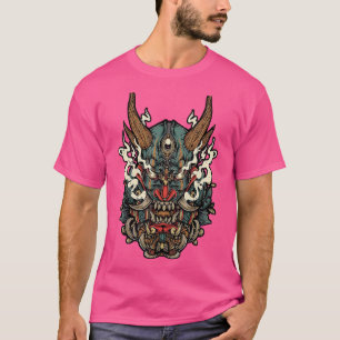 T-shirt Oni Yokai Demon Mystic Legend Angry Japanese Mytho