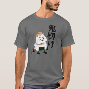 T-shirt Onigiri Demon (Oni) Coupe (Giri) En Moitié !