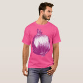T-shirt Onion Funny Vegetable Easy Halloween (Devant entier)