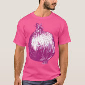 T-shirt Onion Funny Vegetable Easy Halloween (Devant)
