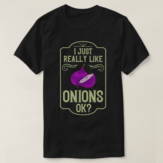 T-shirt Onion Red Pickled Onions (Design devant)