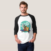 T-shirt ONIVA ! Squelette Viking (Devant entier)