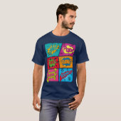 T-shirt onomatopoeia design (Devant entier)