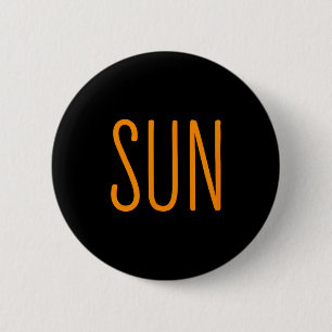 T-shirt Ons Zonne-eclips Zon Koppels Ronde Button 5,7 Cm