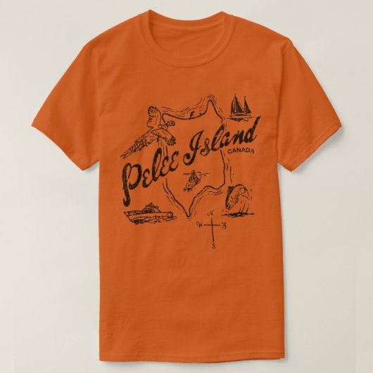 T-shirt Ontario Pelee Island 1868 (Design devant)