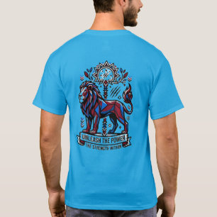 T-shirt 'Ontketen de Kracht' – Leeuw Motiverende G