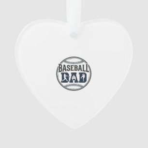 T-shirt ontwerp met vintage gravure voor baseball ornament