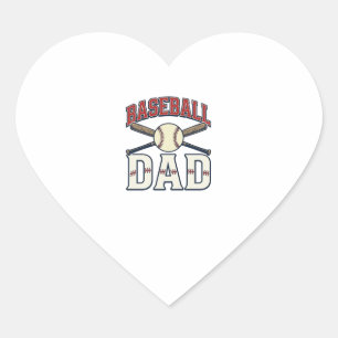 T-shirt ontwerp met vintage gravure voor honkbal v hart sticker