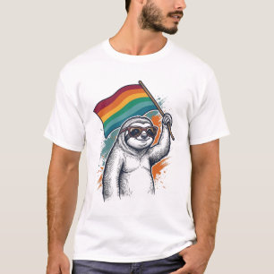 T-Shirt Ontwerp Pride Luiaard Vintage Gravure_1