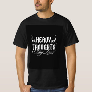 T-shirt ontwerp van blijf luid
