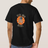 T-shirt ontwerp van echte mannen (Achterkant)